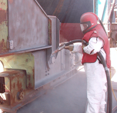 Application galvanisation à froid sur pipeline industriel maroc Casablanca