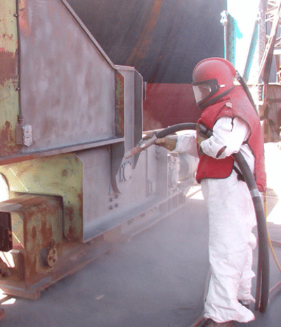 Application galvanisation à froid sur pipeline industriel maroc Casablanca